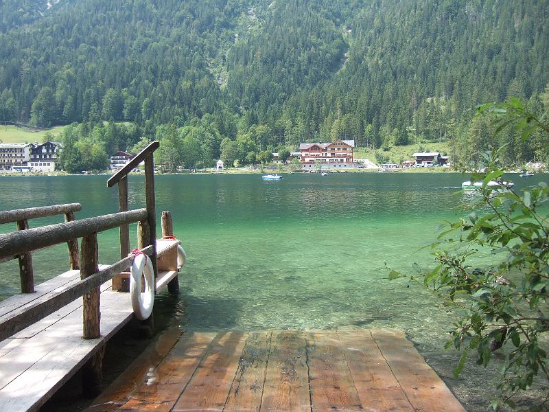 2009-08- (248).JPG - Die Anlegestelle für das Fährboot